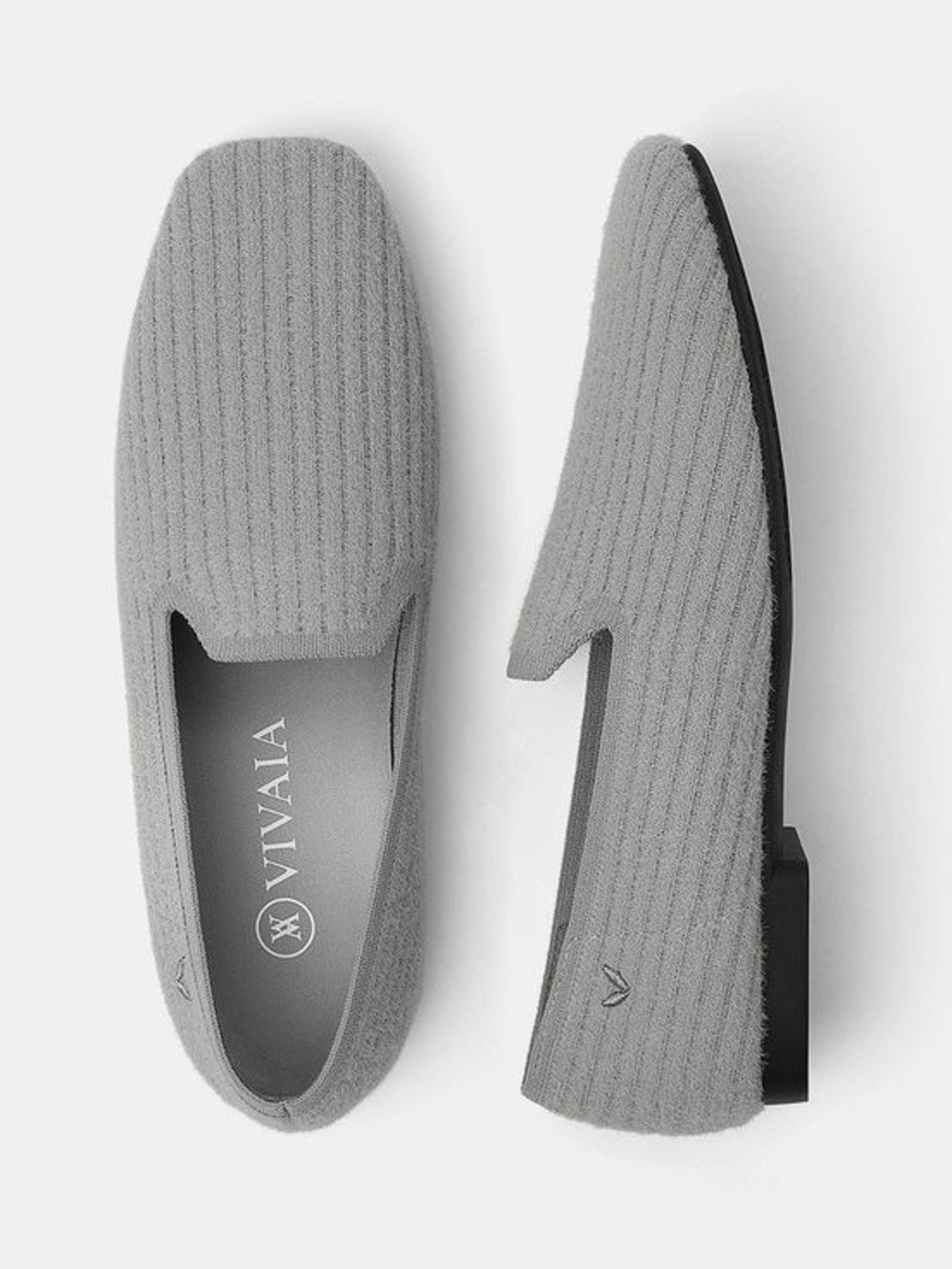 Vivaia Rosie Square Toe Fluffy Loafers Size EU 37.5